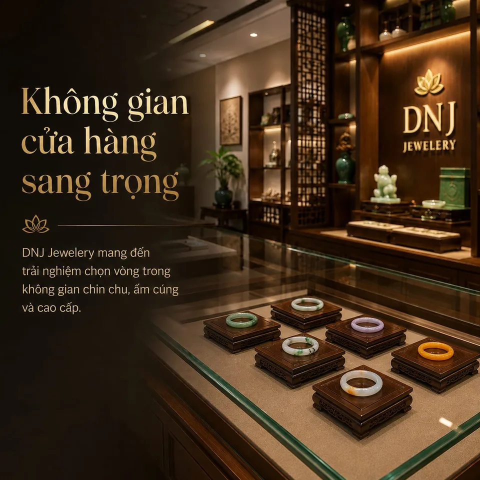 Không gian cửa hàng DNJ sang trọng
