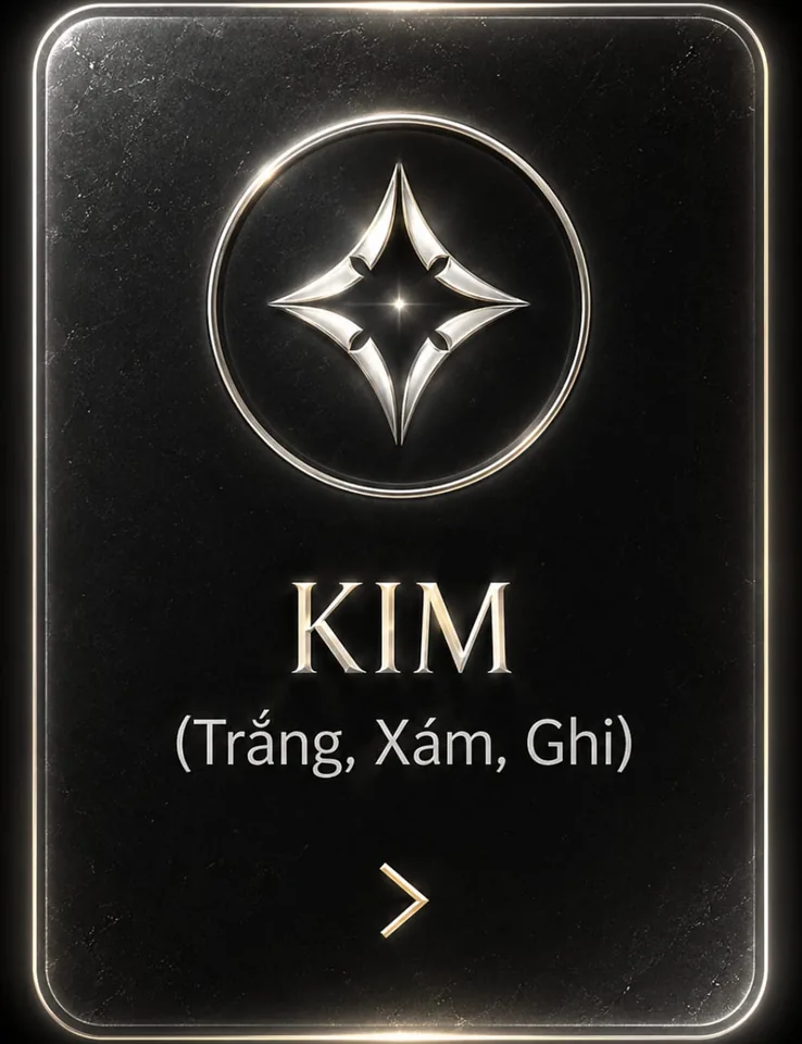 Vòng phong thủy mệnh Kim