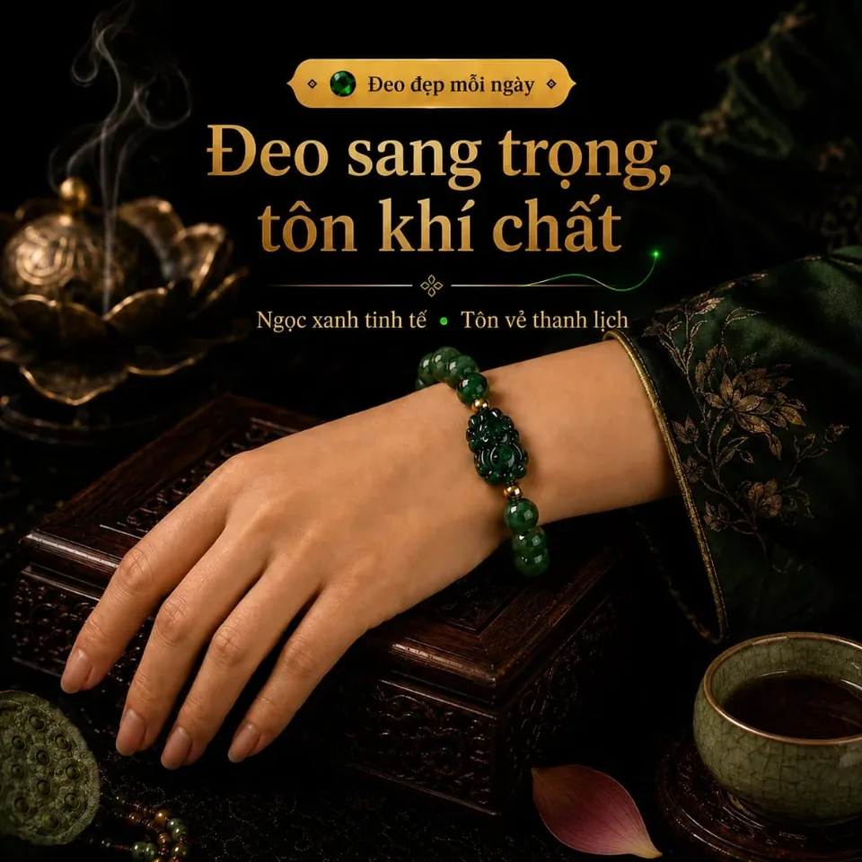 Vòng tay phong thủy DNJ mẫu 4